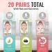 Korean Skin Care Under Eye Patches (20 Pairs) - Caffeine Collagen Hydrogel Eye Mask for Dark Circles and Puffiness - Aloe Vera Rose Green Tea Gel Pads - Buy Online on GoSupps.com