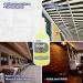 GONE Instant Mold & Mildew Remover - Industrial-Strength 12.5% Bleach Cleaner for Shower Bathroom Outdoor Furniture & More - 1 Quart Spray Bottle - Buy Online on GoSupps.com