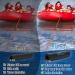 Affordura 4-Section Boat Tow Rope for Tubing | Tube Ropes with Storage Bag & Rope Keeper | Red | 1-4 Rider - Buy Online on GoSupps.com