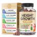 Height Growth Increase Vitamin Gummies Calcium 100mg Magnesium Glycinate 30mg Zinc Ashwagandha Vitamin K2 D3 25mg Grow Tall Maximizer Supplement Multivitamin for Kids Teens Boy & Girl Adults 60 Count (Pack of 1)