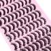 40 Pairs Russian Strip Lashes D Curl Lash Strips False Eyelashes Fluffy D Curl Eyelash Extension Mink Lashes 3D Effect Wispy Lashes Curly Natural Fake Eyelashes for Women Girls  4 Styles