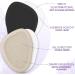 Sulpo 4 Pairs Bale Cushions for Big Shoes - Silicone & Velor Metatarsal Pads for Foot Pain Relief - Beige & Black - Buy Online on GoSupps.com