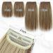 LNERATO 4 PCS Synthetic Hair Toppers for Women - Invisible Clips, Thinning Hair Solution, Hair Volume Boost - Double 4 inch and Double 8 inch Brown mix Natural Blond - Hairpieces for Daily Use - Buy Online on GoSupps.com