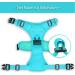 POPOTT Reflective Dog Harness for Large Dogs - Adjustable Soft Padded Vest Without Choke Mint Blue Size L - Buy Online on GoSupps.com
