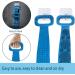 2 Pcs Silicone Back Scrubber for Shower - Exfoliating Body Brush for Men and Women with Hooks - Skin Health and Comfortable Massage - Buy Online on GoSupps.com