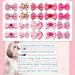 30PCS Pink Dog Hair Bows with Rubber Bands - Cute Hair Bowknots for Female Dogs - Grooming Accessories - Buy Online on GoSupps.com