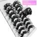 Shop 25mm Dramatic 6D Faux Mink Lashes | Fluffy Volume Eyelashes - 8 Pairs for Stunning Looks - Buy Online on GoSupps.com