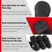 Dog Boots Paw Protectors - Large Dog Shoes for Winter Snow - Extra Large Booties for Outdoor/Running/Hiking - Non-Slip Straps - 4Pcs (Black, Size 6) - Buy Online on GoSupps.com