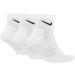 Nike Everyday Cushion Ankle Training Socks (3 Pack) - White/Black, Medium Size - Buy Online on GoSupps.com