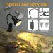 Luxvista 25W Tortoise Heat Lamp with 360 Rotatable Clip | UVA UVB Basking Light for Reptiles | Ideal for Turtle, Lizard, Snake, Aquarium | 2 Bulbs Included - Buy Online on GoSupps.com