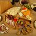 Picnic at Ascot Bamboo Cheese Board with Knife Set Compact Design 18" Diameter Quality Crafted in USA - Perfect for Charcuterie & Entertaining - Buy Online on GoSupps.com