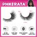 PHKERATA Cat Eye Lashes 15MM - 7 Pairs of Natural Fluffy Wispy Faux Mink Strip Eyelashes with 5ML Glue - Buy Online on GoSupps.com