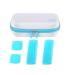 ZICCGA Insulin Cooler Travel Case for Pen Diabetics Medication Bag Organizer with 4 Ice Packs for Vials EpiPen White