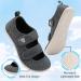 Besroad Adjustable Wide Diabetic Slippers - Lightweight Non-Slip Sneakers Sandals for Women/Men - Light Gray - Size 8.5-9.5 Women/6.5-7.5 Men - Buy Online on GoSupps.com