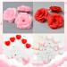 LaVenty 12 PCS Mothers Day Cake Topper Rose Flower Cake Topper Decoration Heart Love Cake Topper Decoration Mothers Day Gift Mothers Day Suprise For Her Pink - Buy Online on GoSupps.com