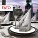 FATO Airlaid Dry Paper Napkins - 50 Pack 40x40 cm Textile Effect Skyline Decor Black - Perfect for Elegant Dining & Events | Shop Internationally! - Buy Online on GoSupps.com