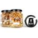 BeeHype Mixed Nuts in Pure Raw Acacia Honey - 215g Jar with Natural Enzymes, Vitamins, Minerals, Antioxidants, 14g Protein | It's Nuts! - Buy Online on GoSupps.com