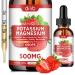 Potassium Magnesium Citrate Supplement Liquid Magnesium Citrate Drops 500mg with Ashwagandha Calcium Zinc Vitamin D3 B6 B12 CoQ10 - Support Calm & Bone & Muscle & Immune Health Vegan 2 fl oz Strawberry 2 Fl Oz (Pack