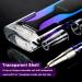 Rechargeable Nail Drill Machine Lavinda Cordless 35,000RPM Skyspace Brushless - Gradient Blue/Purple Metallic | Portable Electrical Nail File for Acrylic Nails with Protective Case - Buy Online on GoSupps.com