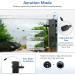 Hygger Aquarium Internal Filter 220L/H - 3W Turtle Filter with Adjustable Flow & Ceramic Filter Balls for 20-40L Aquariums - Buy Online on GoSupps.com