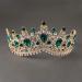 SWEETV Emerald Green Bridal Crown Princess Tiara Headband - Costume Party Accessories - Buy Online on GoSupps.com