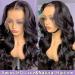 SUNRYERC 24 Inch Body Wave Lace Front Wig | 180% Density Human Hair | HD Lace Frontal | Pre Plucked with Baby Hair | Glueless Wig for Black Women - Buy Online on GoSupps.com