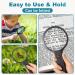 5X Hands-Free Magnifying Glass for Neck Wear 6.7" x 9.5" Larger Full Page Magnifying Lens with 10X Foldable Handheld Magnifying Glass for Seniors and Low Vision Person (White) - Buy Online on GoSupps.com