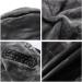 Hanxiulin Men's Oversized Plush Hoodie Coat - Warm Breathable Winter Jacket 3XL Black - Buy Online on GoSupps.com