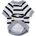 Zweitea Dog Shirts for Small Dogs - Summer Striped T-Shirt Soft Cotton Puppy Clothes Heart Sweatshirt for Chihuahuas Gray XL - Buy Online on GoSupps.com