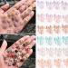 100 Pcs 3D Colorful Aurora Bow Nail Art Resin Rhinestone Charms - Nail Glitter & Accessories - Buy Online on GoSupps.com