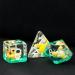 Cusdie Animal-filled 7-Die Polyhedral Dice Set for DND, RPG, MTG - Yellow Duck - Buy Online on GoSupps.com