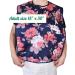 3 Pack Adult Bibs with Crumb Catcher by Celley - Washable & Reusable Clothing Protectors for Elderly Women - Buy Online on GoSupps.com