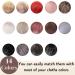 Mr. Pen Faux Fur Pom Pom 20 Pack - 4 Inch, 14 Colors Fluffy Hat Pompoms with Elastic Loop for Knitting Hats - Buy Online on GoSupps.com