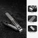 FERYES 3-in-1 Fingernail Clipper with No-Splash Nail Catcher and Metal Storage Box - Men & Women Black - Buy Online on GoSupps.com