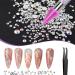 Nail Rhinestones Picker Dotting Pen | Dual-Ended Wax Pencil & Tweezers | Best Nail Art Tools Set for DIY Decoration - Buy Online on GoSupps.com