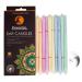 10 x Ear Candles for Blocked Ears Hopi Wax Remover + 5 Protective Discs Ear Candles Aromatherapy 5 SCENTS CE Medical Grade Double DISC Wax Filter (5 Colours) Mixed Variety