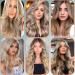 Cybelleza 18inch Long Curly Hair Extension Invisible Secret Wire Crown Hair Extensions Clip in One Piece Wavy Natural Synthetic Hairpiece for Women (Dark Brown) 18" - Curly Dark Brown - Buy Online on GoSupps.com
