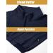 MAGNIVIT Men's Navy Blue Tracksuit Set - Small | Full Zip Athletic Jogging Sweatsuit - Buy Online on GoSupps.com