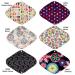 6 Pack 12 Heavy Flow Charcoal Bamboo Mama Cloth/Menstrual Pads - Choose from 17 Designs - Buy Online on GoSupps.com
