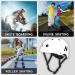 Nattork Skateboard Helmet Protective Gear for Kids,Multi-Sport Scooter Helmet with Removable Liner for Bike, Scooter, Inline Skate, Roller Skate, Suitable for Kids Youth Adults White Medium (20.47'' - 22.83'' / 52cm - 58cm) - Buy Online on GoSupps.com