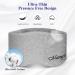 Mavogel Cotton Sleep Mask - Comfortable & Breathable Adjustable Eye Mask | Blackout Travel & Yoga Sleep Mask | Ultra-Thin & Light Design in Gray - Buy Online on GoSupps.com
