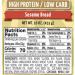 Chompies Sesame High Protein/Low Carb Bread - Kosher, Reduced Sugar, Diabetic & Keto Friendly - 9g Protein, 3g Fiber - (2) 16 oz Loaves, 1 lb each - Pack of 2 - Buy Online on GoSupps.com