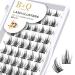 BQ lash single eyelash 72 clusters colored eyelashes individually at home cluster lashes B41 B02 B09 black eyelashes for DIY eyelash extension DIY eyelash bushes (B41 D-8-16Mix) D-8-16 MIX B 41
