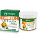 Natrulo Turmeric Face Mask - Skin Brightening Mask with Turmeric and Bentonite Clay - All-Natural Face Mask for Acne Treatment - Boosts Circulation and Removes Toxins - Turmeric Detox Clay Face Mask