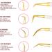 SIVOTE Professional Volume Lash Tweezers Set - Diamond Grip, White (4 Pack) - Buy Online on GoSupps.com