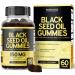 Black Seed Oil Gummies (60 Count) Blackseed Oil Gummies for Adults with Black Cumin Seed Immune Support & Support Healthy Digestion - Delicious Raspberry Flavor - Third Party Tested Vegan & Non-GMO