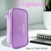 Large AM/PM Weekly Pill Organizer - 7 Day Pill Box with Writable Labels & Light-Purple Zipper Bag for Vitamins & Supplements - International Shipping - Buy Online on GoSupps.com
