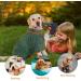 Pettom Dog Bathrobe - Fast-Drying Microfiber Super Absorbent Cotton for Small Medium & Large Dogs - M Green - Buy Online on GoSupps.com