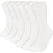 Wearever Men's White Non Binding Diabetic Socks - 6 Pair Pack, Size 10-13 - Buy Online on GoSupps.com