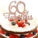 1 PCS 60 & Fabulous Cake Topper Rose Gold Glitter Cheers to Happy 60th Birthday Cake Toppers Sixty and Fabulous Cake Pick Decorations for 60th Wedding Anniversary Birthday Party Supplies